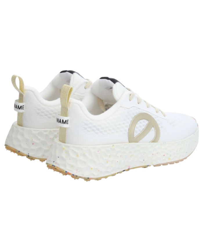 Sneaker Donna No Name Carter Fly Mesh White Gold