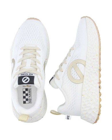 Sneaker Donna No Name Carter Fly Mesh White Gold