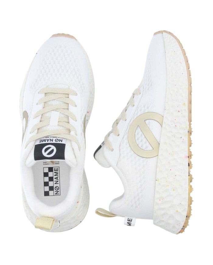 Sneaker Donna No Name Carter Fly Mesh White Gold