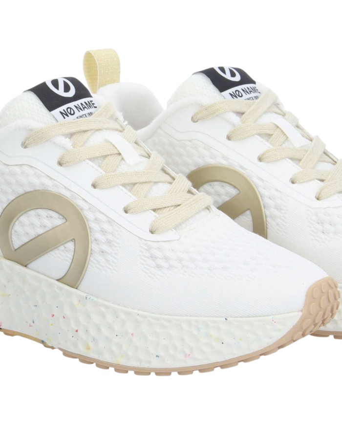 Sneaker Donna No Name Carter Fly Mesh White Gold