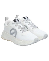 Sneaker Donna No Name Carter Fly Mesh White Silver
