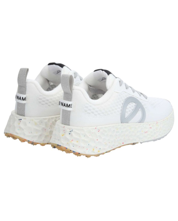 Sneaker Donna No Name Carter Fly Mesh White Silver