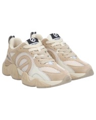 Sneaker Donna No Name Krazee Runner Mesh Suede Amande Dove