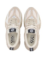 Sneaker Donna No Name Krazee Runner Mesh Suede Amande Dove