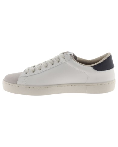 Sneakers Victoria Uomo Berlin Suede Leather White Blue