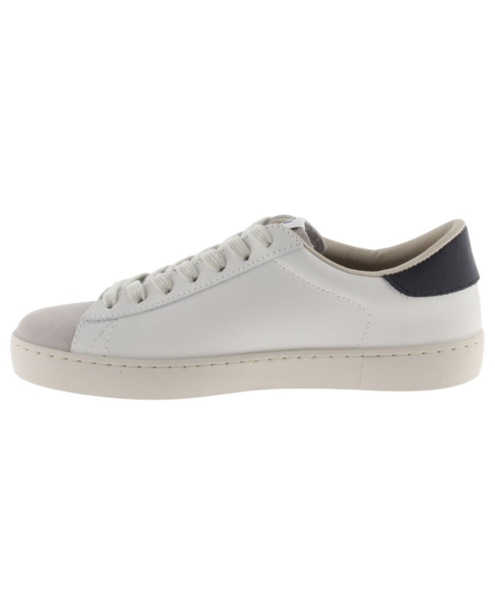 Sneakers Victoria Uomo Berlin Suede Leather White Blue