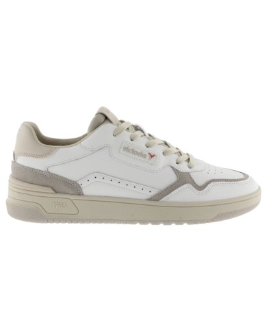 Sneakers Victoria Uomo C80 Classic Suede Leather White Grey