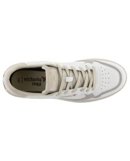 Sneakers Victoria Uomo C80 Classic Suede Leather White Grey