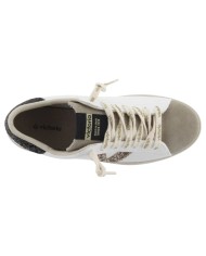 Sneakers Victoria Donna Berlin Glitter Suede Leather White Black
