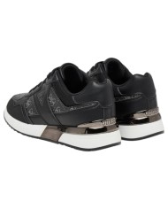 Sneakers Guess Donna Mickay 4G Logo Leather Black Coal