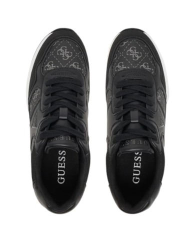 Sneakers Guess Donna Mickay 4G Logo Leather Black Coal