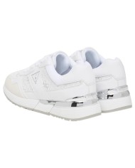 Sneakers Guess Donna Mickay 4G Logo Leather White Grey