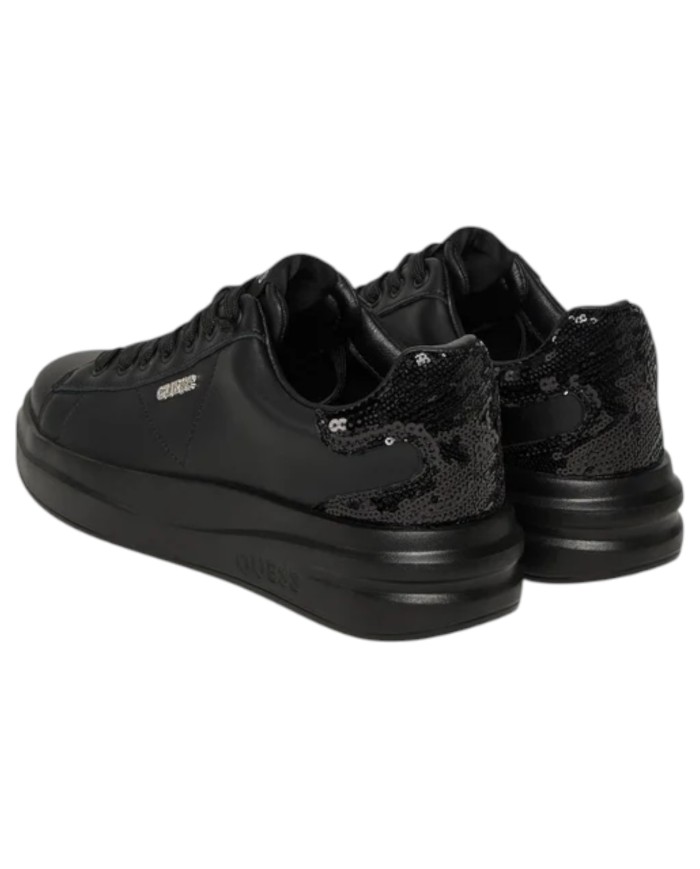 Sneakers Guess Donna Elbina 10 Glitter Leather Black