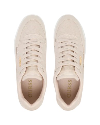 Sneakers Guess Donna Moxea 16 4G Logo Leather Ivory
