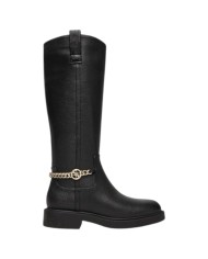 Stivale Guess Donna Fyonal Tacco Quadrato 3,5 Cm Leather Black