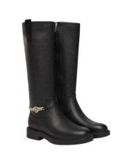 Stivale Guess Donna Fyonal Tacco Quadrato 3,5 Cm Leather Black