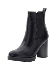 Stivaletto Guess Donna Nealle 4G Logo Tacco 9 cm Leather Black