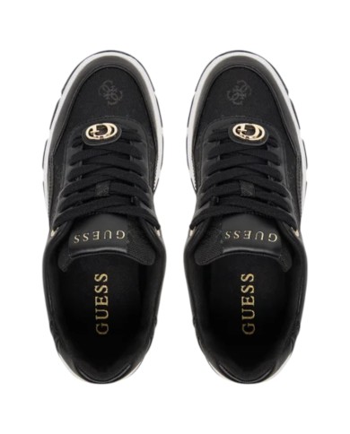 Sneakers Guess Donna Berrett 2 4G Logo Peony Mesh Leather Black