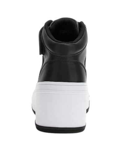 Sneakers Guess Donna Rubeka Con Zeppa 7,5 Cm Leather Black