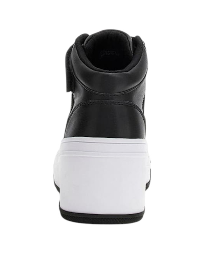 Sneakers Guess Donna Rubeka Con Zeppa 7,5 Cm Leather Black