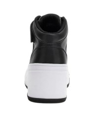 Sneakers Guess Donna Rubeka Con Zeppa 7,5 Cm Leather Black
