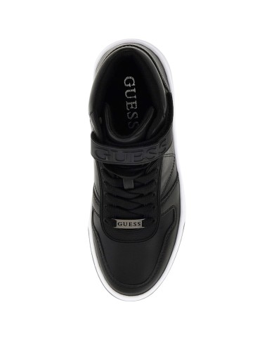 Sneakers Guess Donna Rubeka Con Zeppa 7,5 Cm Leather Black