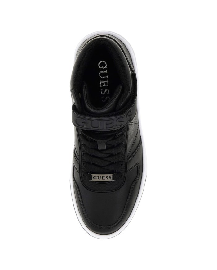 Sneakers Guess Donna Rubeka Con Zeppa 7,5 Cm Leather Black
