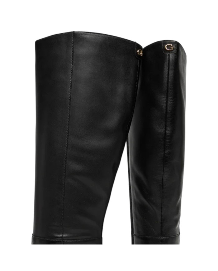 Stivale Guess Donna Gressa Tacco 8,9 Cm Leather Black