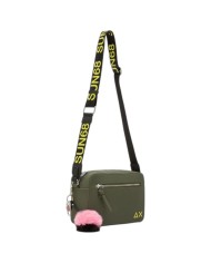 Tracolla Sun 68 Donna Crossbody Pochette Nylon Militare Scuro