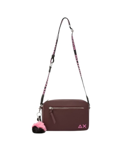 Tracolla Sun 68 Donna Crossbody Pochette Nylon Bordeaux