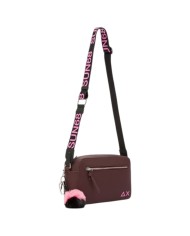 Tracolla Sun 68 Donna Crossbody Pochette Nylon Bordeaux