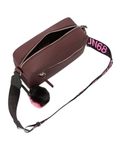 Tracolla Sun 68 Donna Crossbody Pochette Nylon Bordeaux