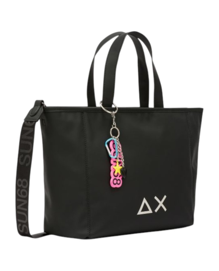 Shopping Bag Sun 68 Donna Shopper Jacqueline Con Tracolla Nylon Black
