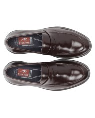 Mocassino Uomo Fluchos Belgas F0633 Leather Sierra Cafe Marrone