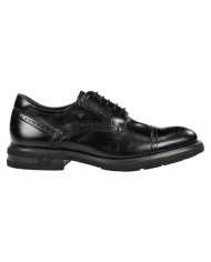 Stringata Uomo Fluchos Belgas F0628 Leather Sierra Negro