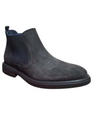 Stivaletto Uomo Fluchos Beatless Belgas F0770 Leather Camoscio Afelpado Cafe Marrone