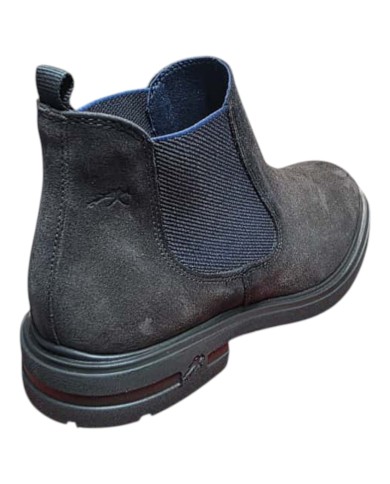 Stivaletto Uomo Fluchos Beatless Belgas F0770 Leather Camoscio Afelpado Cafe Marrone