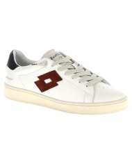 Sneaker Uomo Lotto Leggenda Autograph Waxed White / Red  Chocolate / Rainy Day