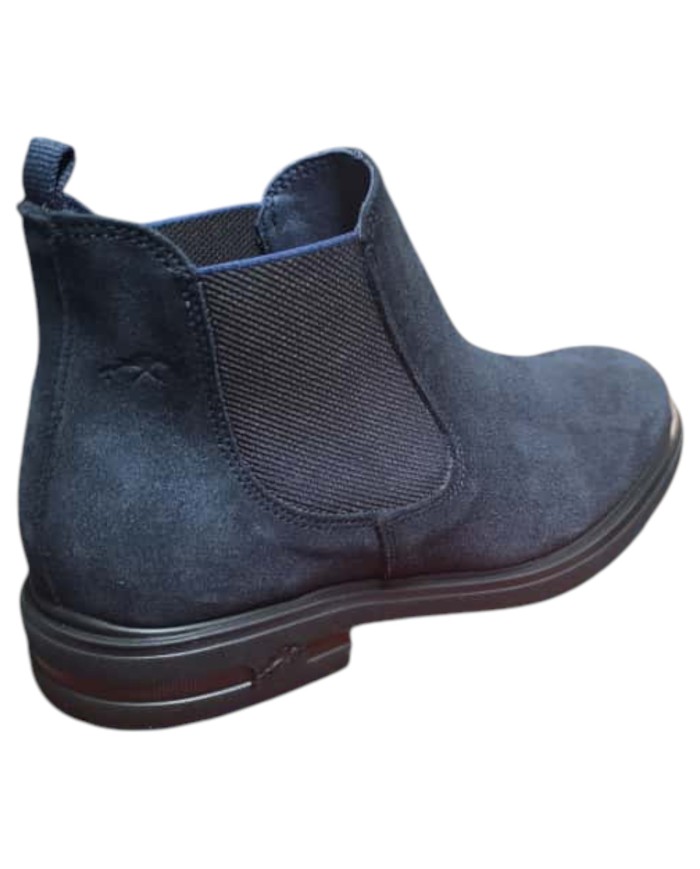 Stivaletto Uomo Fluchos Beatless Belgas F0770 Leather Camoscio Afelpado Marino