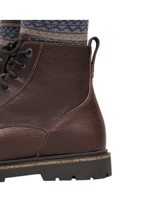 Stivaletto Uomo Birkenstock Chelsea Highwood Lace Mid Chocolate