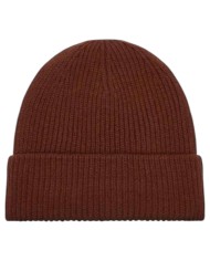 Cappello Uomo New Balance Winter Watchman Beanie NB Patch Maglia Ivory Brown