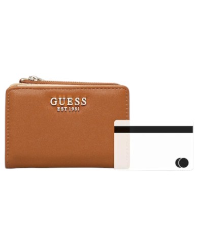 Portafoglio Guess Donna Talent Slg Mini Leather Cognac