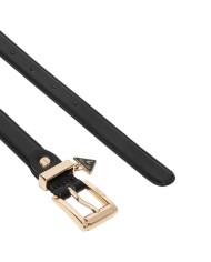 Cintura Guess Donna Queensland Sottile Charm Logo Leather Black