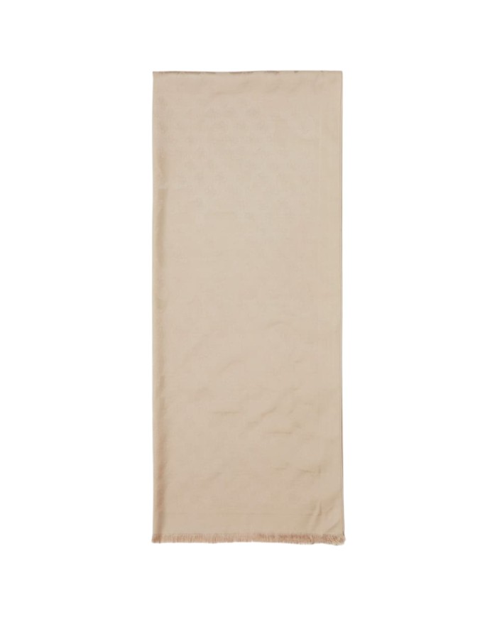 Foulard Guess Donna Lefia 4G Logo Sciarpa Stone Beige