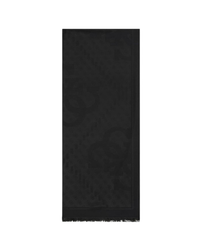 Foulard Guess Donna Lefia 4G Logo Sciarpa Black