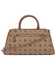 Borsa Guess Donna Neda 4G Logo Peony Con Tracolla Latte