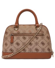 Borsa Guess Donna Neda 4G Logo Peony Con Tracolla Latte