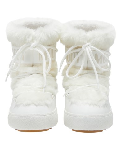 Stivali da Neve Donna Moon Boot MB LTrack Low Faux Fur Wp White