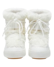 Stivali da Neve Donna Moon Boot MB LTrack Low Faux Fur Wp White