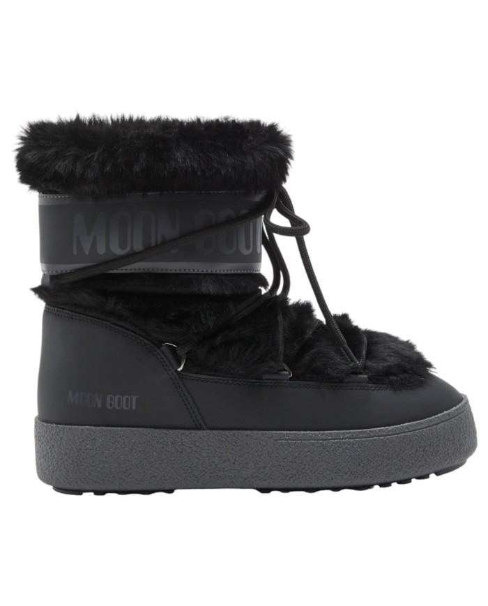 Stivali da Neve Donna Moon Boot MB LTrack Low Faux Fur Wp Black